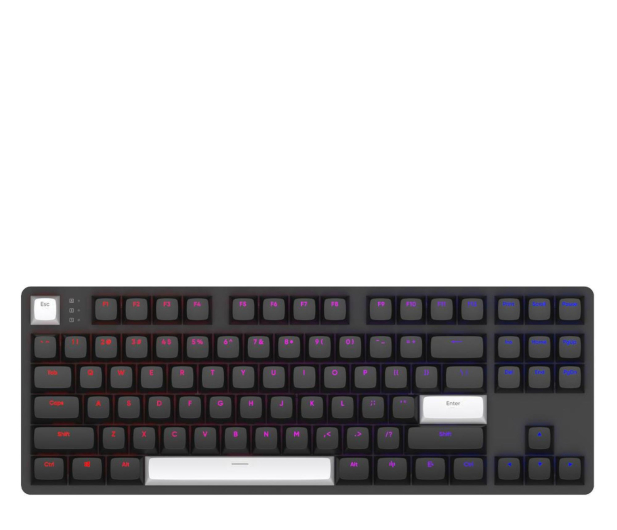 DARK PROJECT DPO87 Black TKL G3MS Sapphire Hot-Swap DPP87_GSH_BLACK_ANSI_ENG - 1279857 - zdjęcie 2